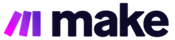 Logotipo da Make - Integração nativa com a plataforma Tipefy